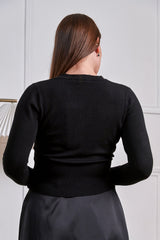 Banned 50s Nara Froses And Daisies Cardigan-Black