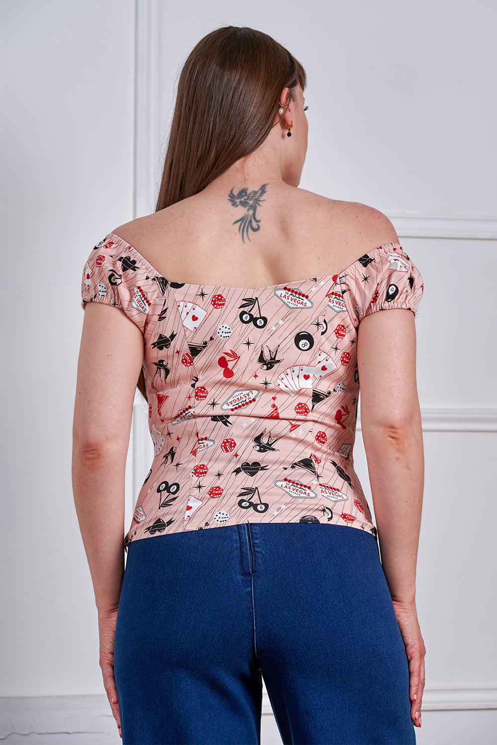 Banned Retro 50s Babe Viva La Vegas Top-Pink