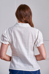 Banned Retro 50s Star Blouse-White