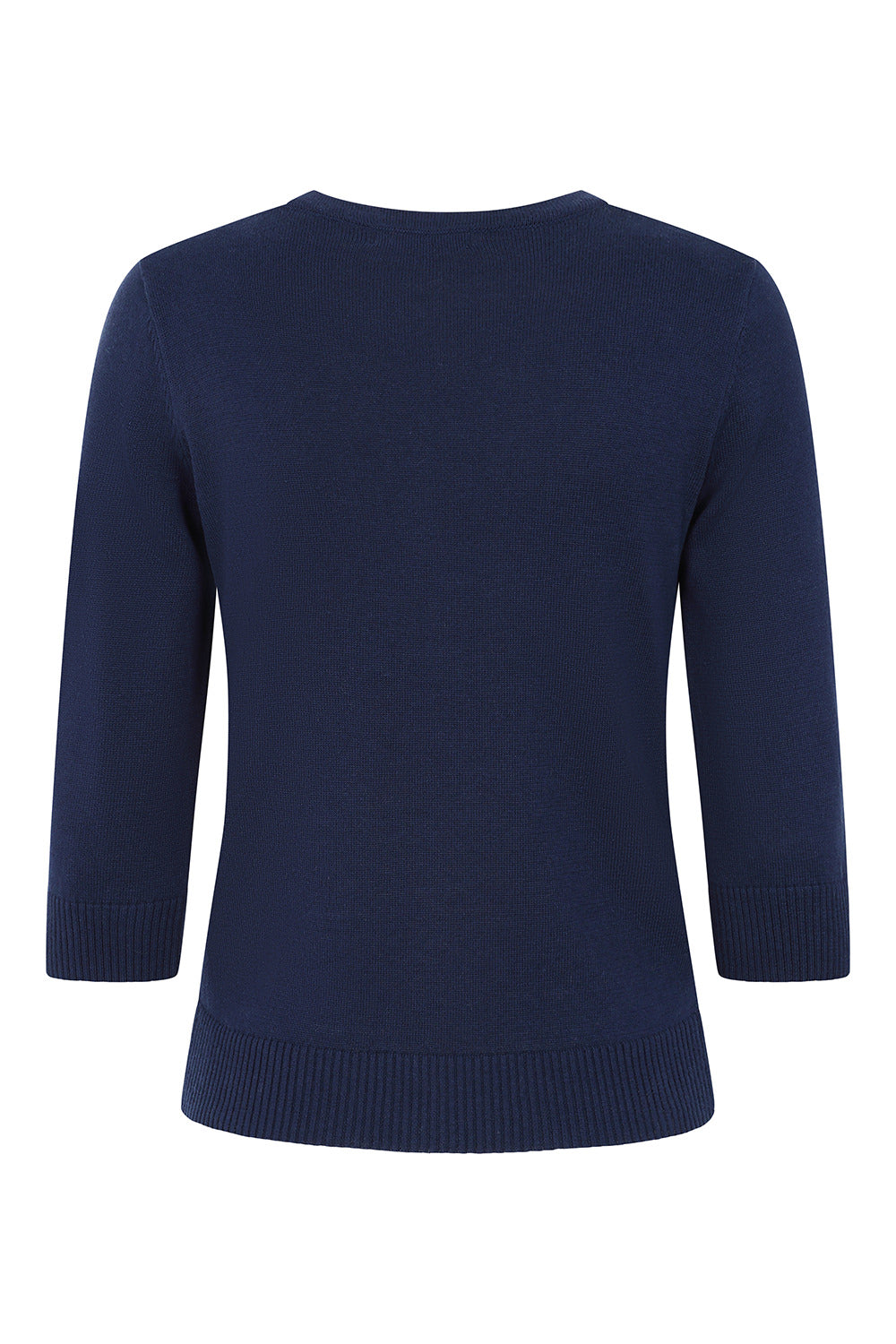 Banned Retro 50s Fei Tropical Summer Cardigan-Navy