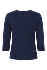 Banned Retro 50s Fei Tropical Summer Cardigan-Navy