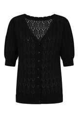 Banned Retro 50s Sweet Heart Cardigan-Black