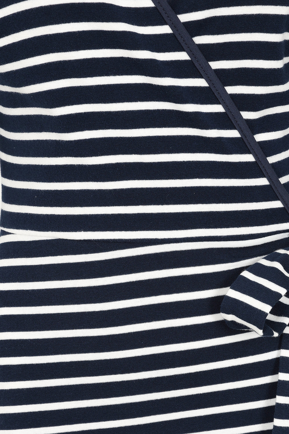 Banned Retro 40's May Stripe Dress-Navy