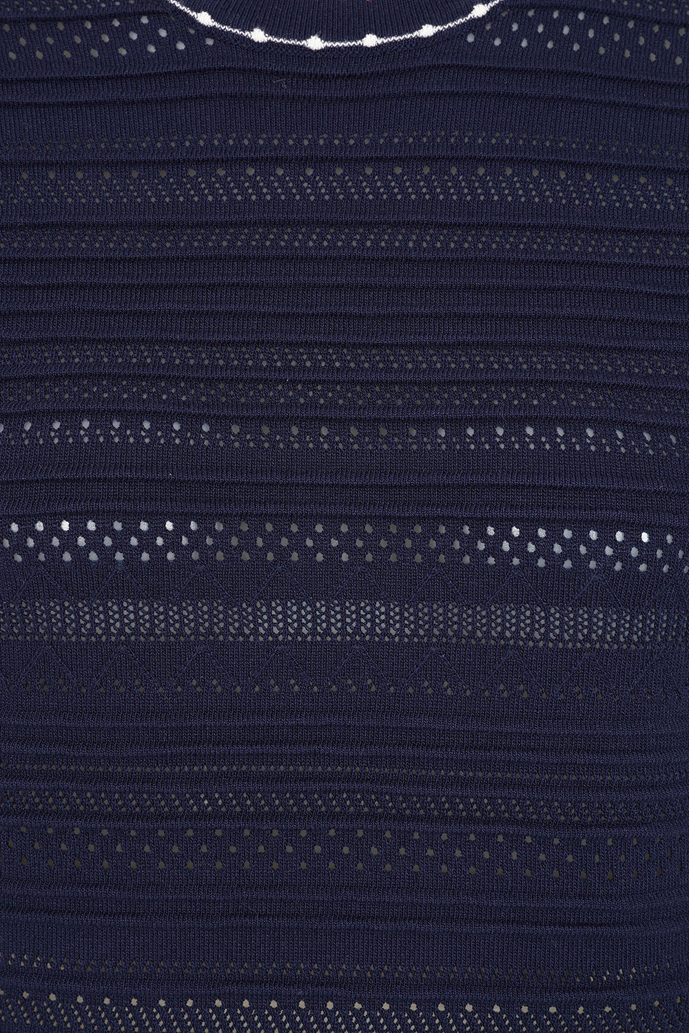 Banned Retro 50s Ruby Perforation Jumper-Navy
