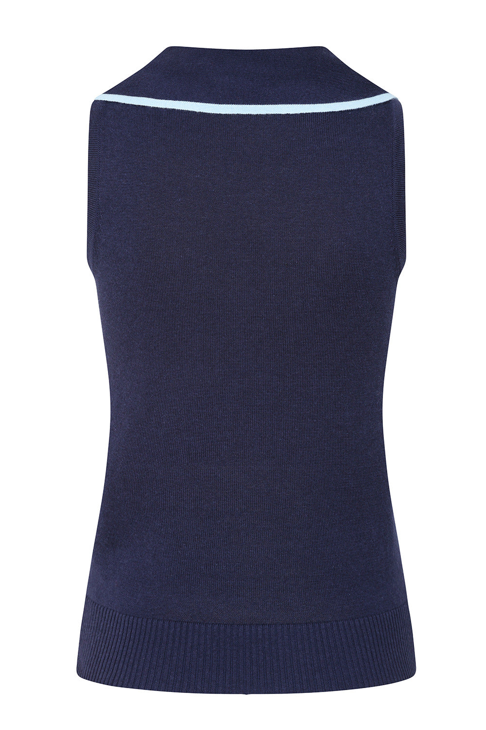 Banned Rockabilly Sailor Sophie Knitted Jumper-Navy