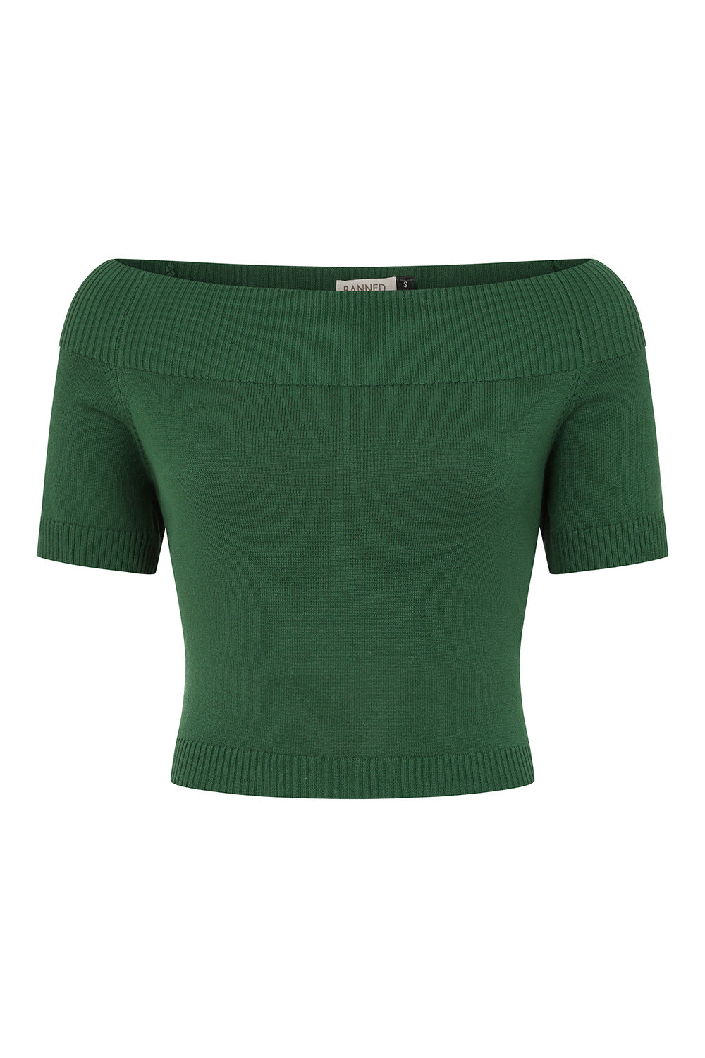 Banned Retro 50s Lavinia Knitted Top-Green