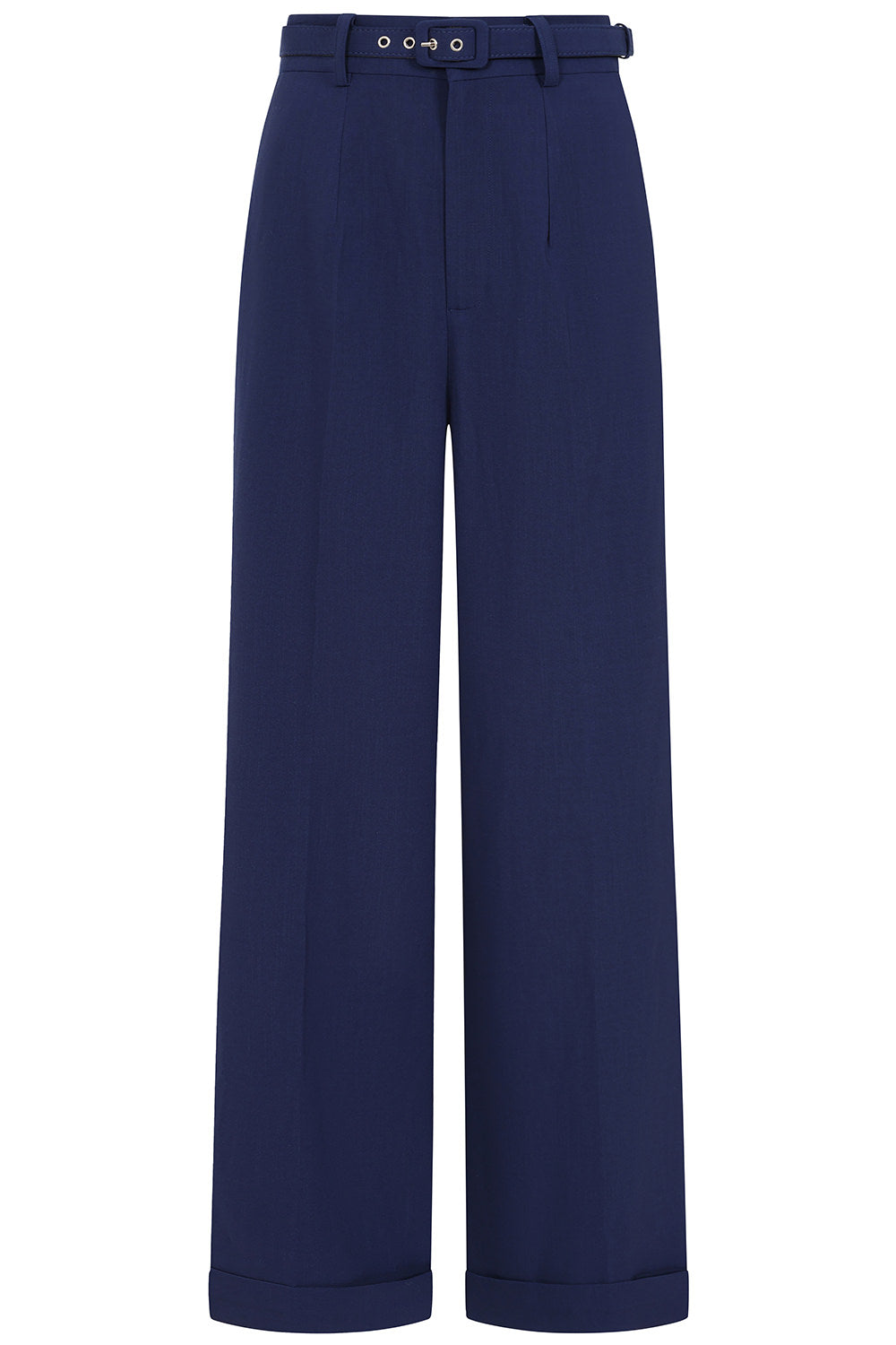 Banned Retro Joanna 40s High Waist Trousers-Navy