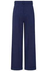Banned Retro Joanna 40s High Waist Trousers-Navy