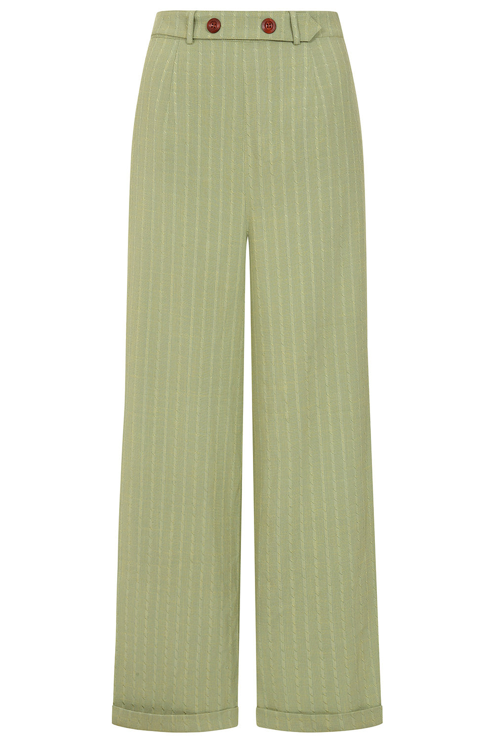 Banned Retro 40s Bonnie Rope Trouser-Green