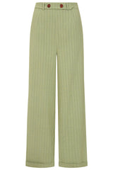 Banned Retro 40s Bonnie Rope Trouser-Green