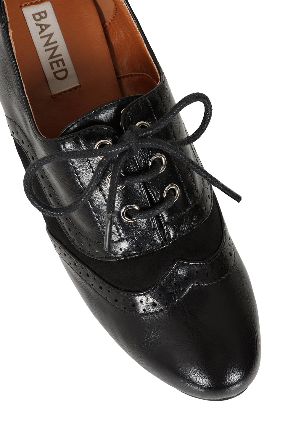 Banned Retro Savile Brogue Low Cut Bootie