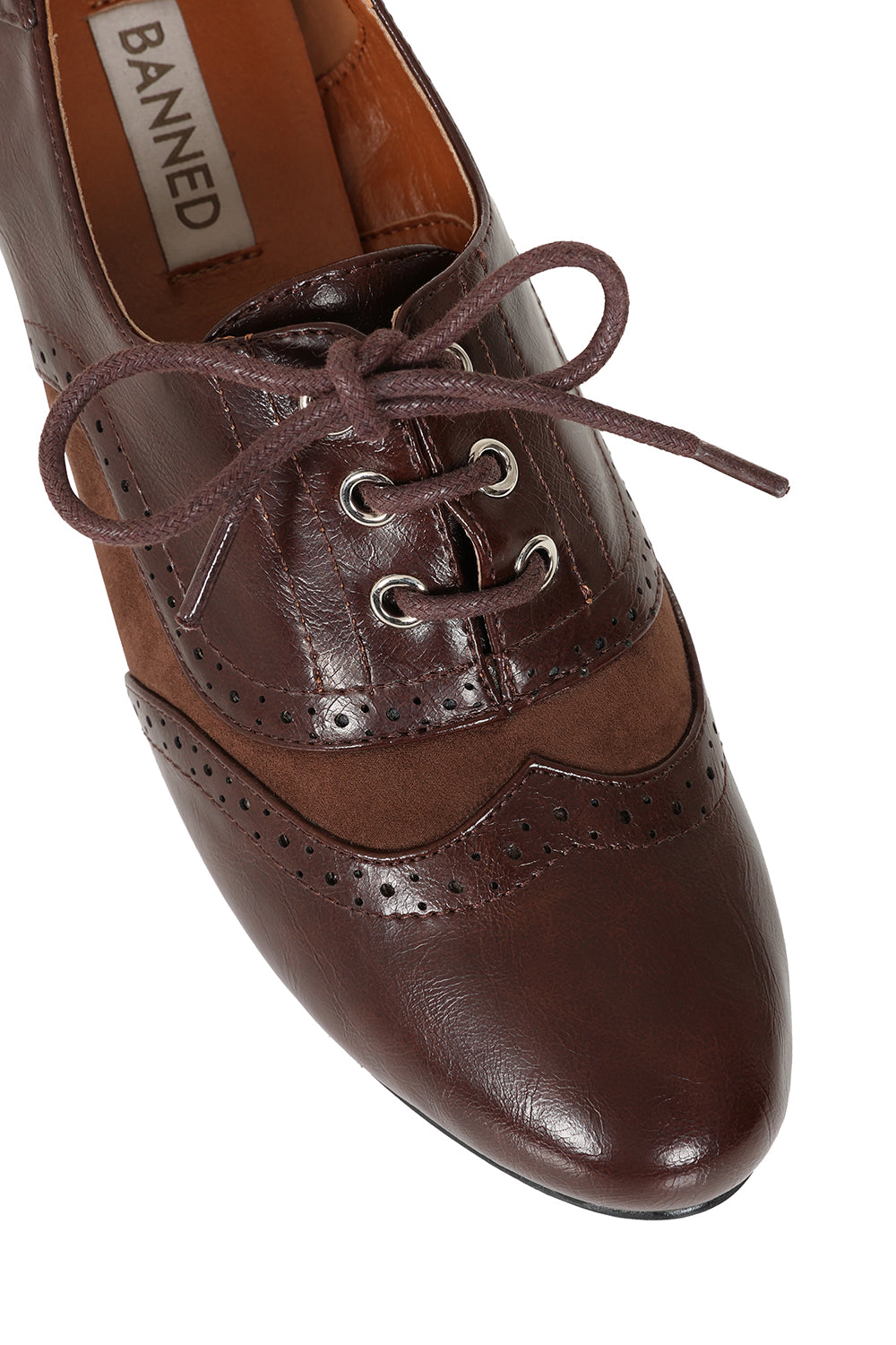 Banned Retro Savile Brogue Low Cut Bootie