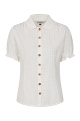 Banned Retro 50s Star Blouse-White