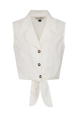 Banned Retro 50s Sandy Blouse-White