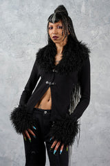 Banned Retro Wicked Rose Cardigan