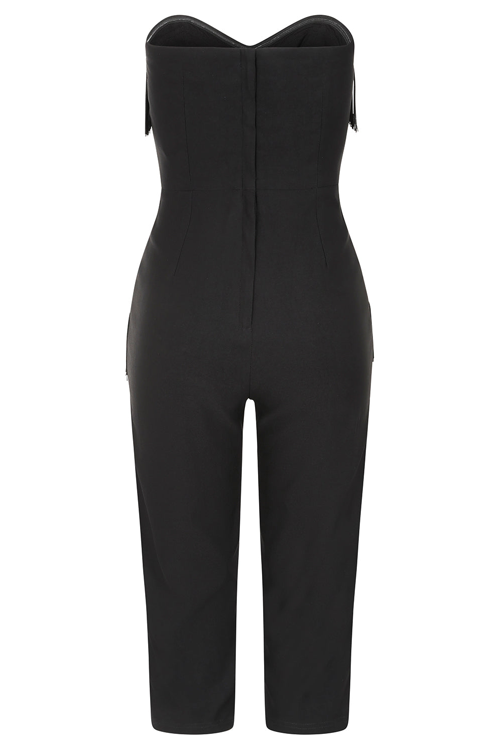 Banned Retro 50s Jinny Tassel Jumpsuit-Black
