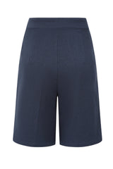 Banned Retro 40's Betty Boo Texture Shorts-Navy