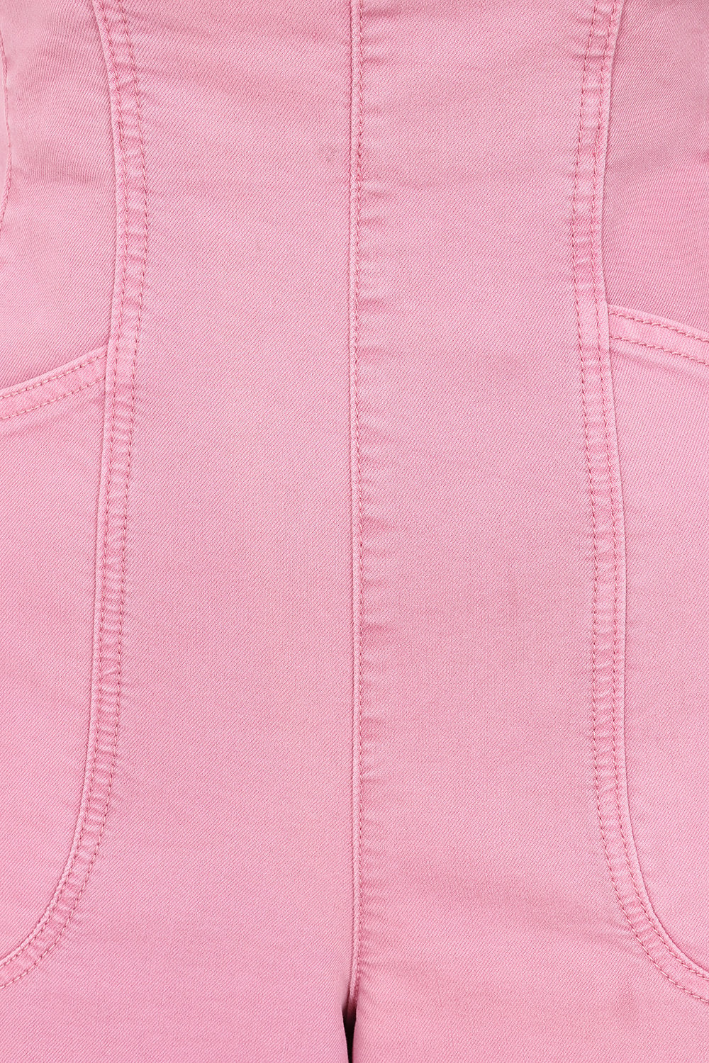 Banned Retro Jolene 50s High Waist Suspender Jeans-Dark Pink