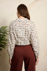 Banned Retro Cherry Cool Cat Bluse