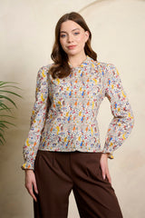 Banned Retro Star Winter Wonderland Bluse
