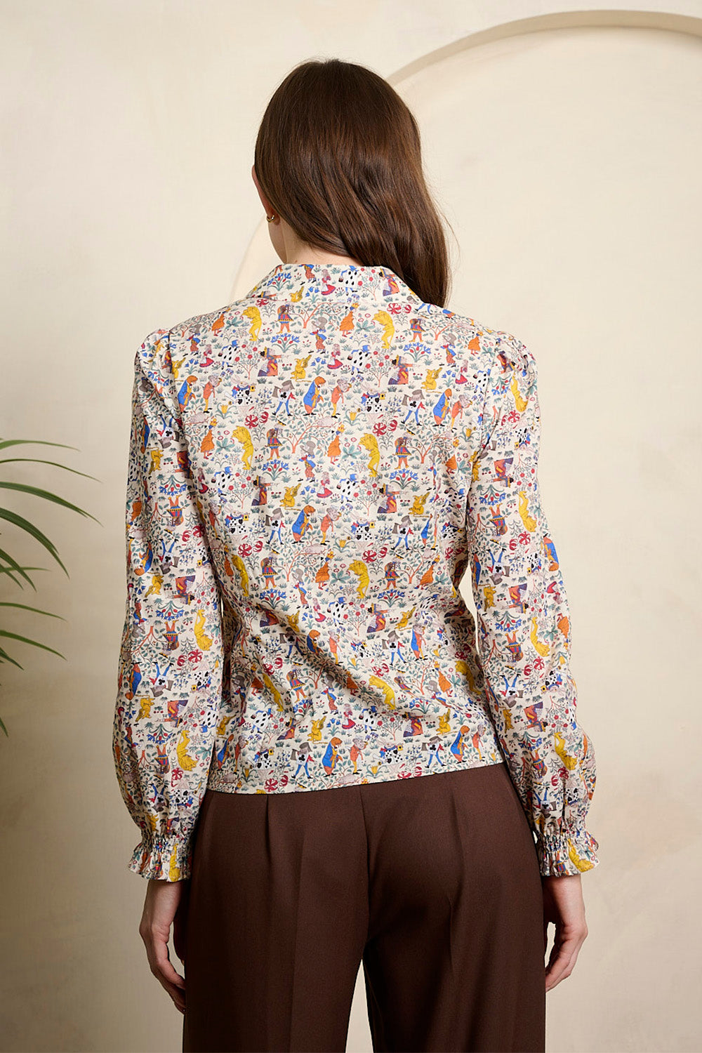 Banned Retro Star Winter Wonderland Bluse