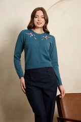 Banned Retro Angela Bow Cardigan