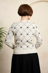 Banned Retro Betty Bow Cardigan