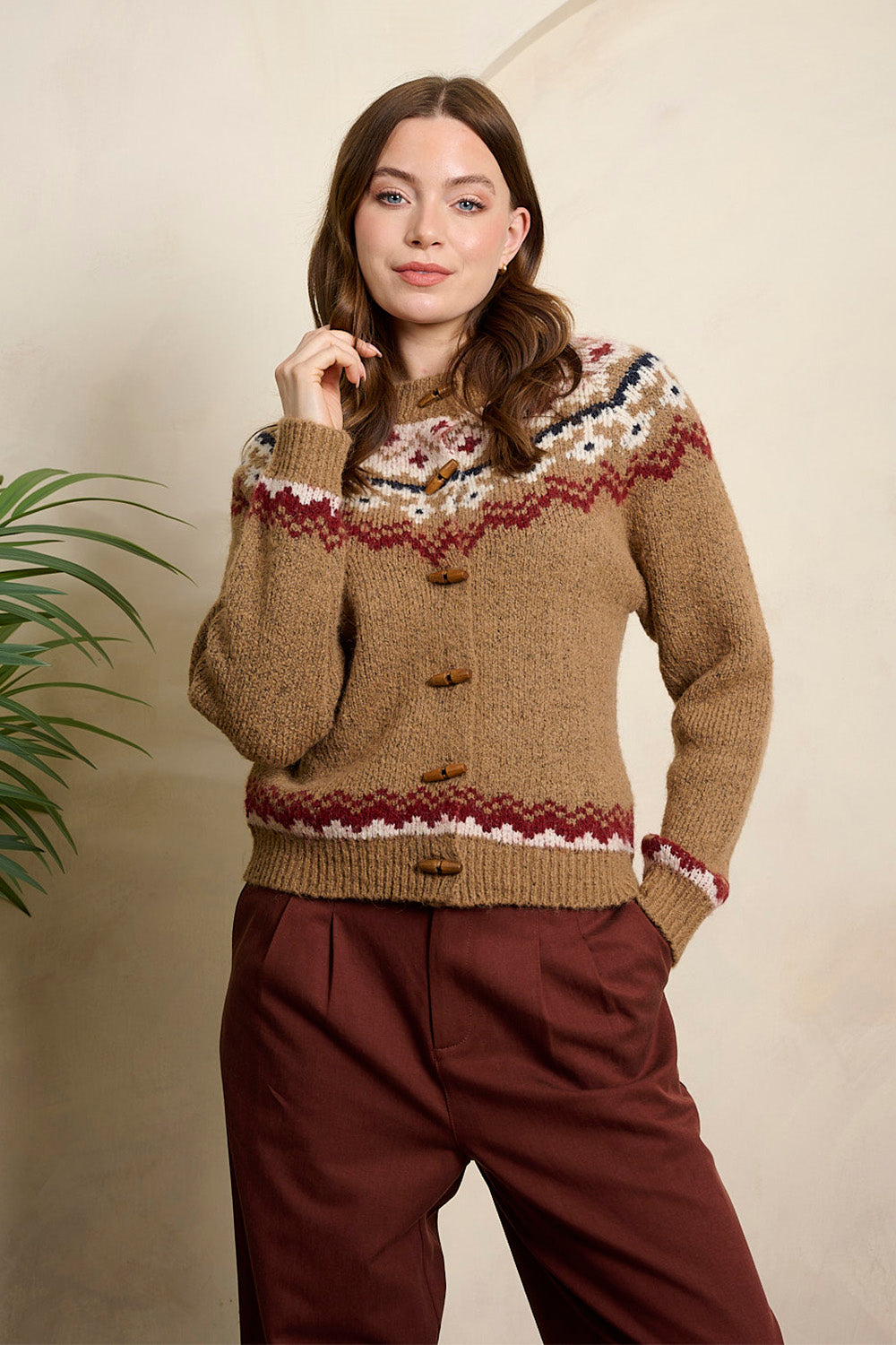 Banned Retro Winnie Winter Strickjacke
