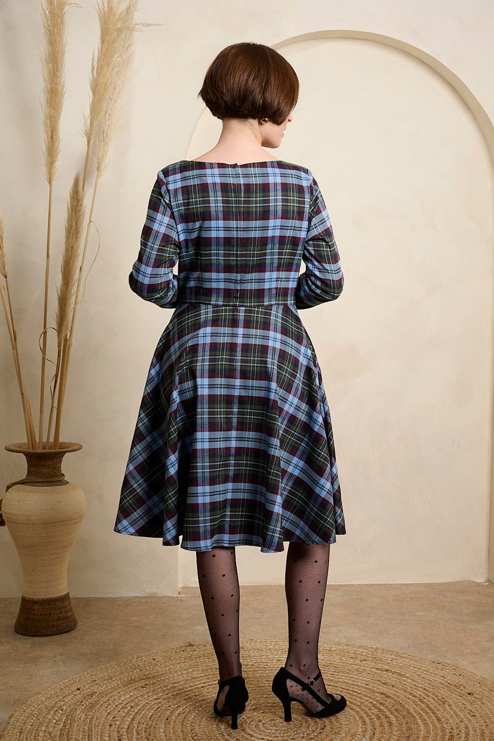 Banned Retro Jenny Check Dress