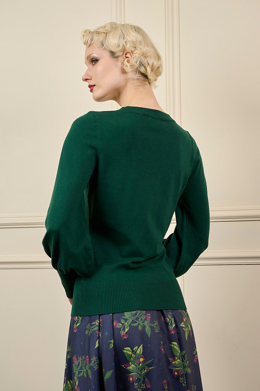 Banned Retro Carla Midnight Garden Jumper
