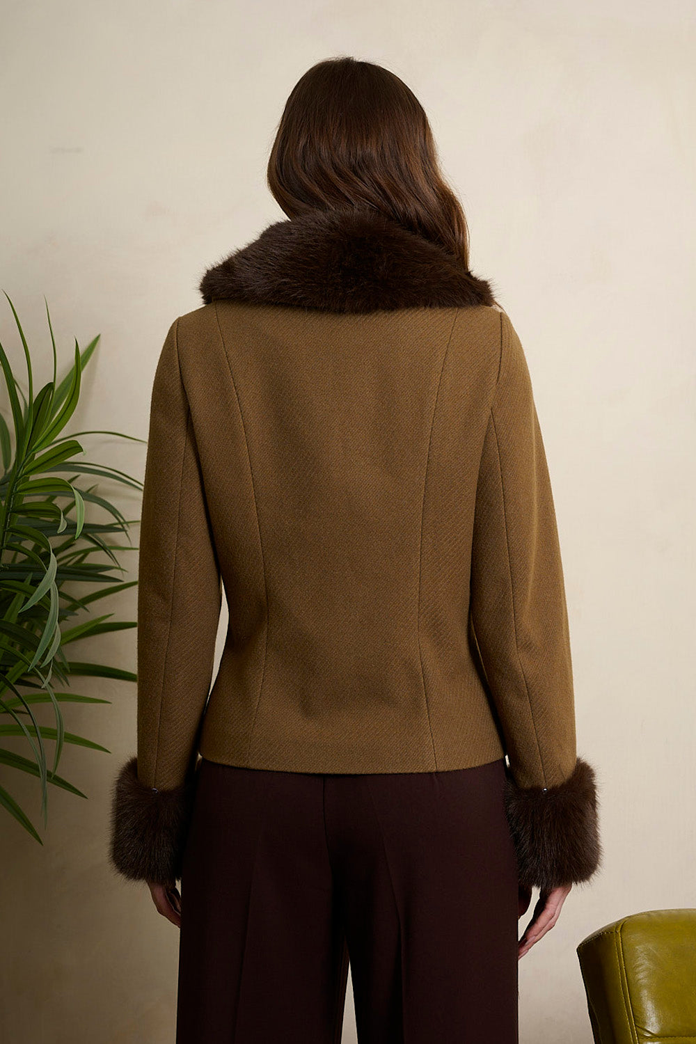 Banned Retro Rea Kunstfelljacke