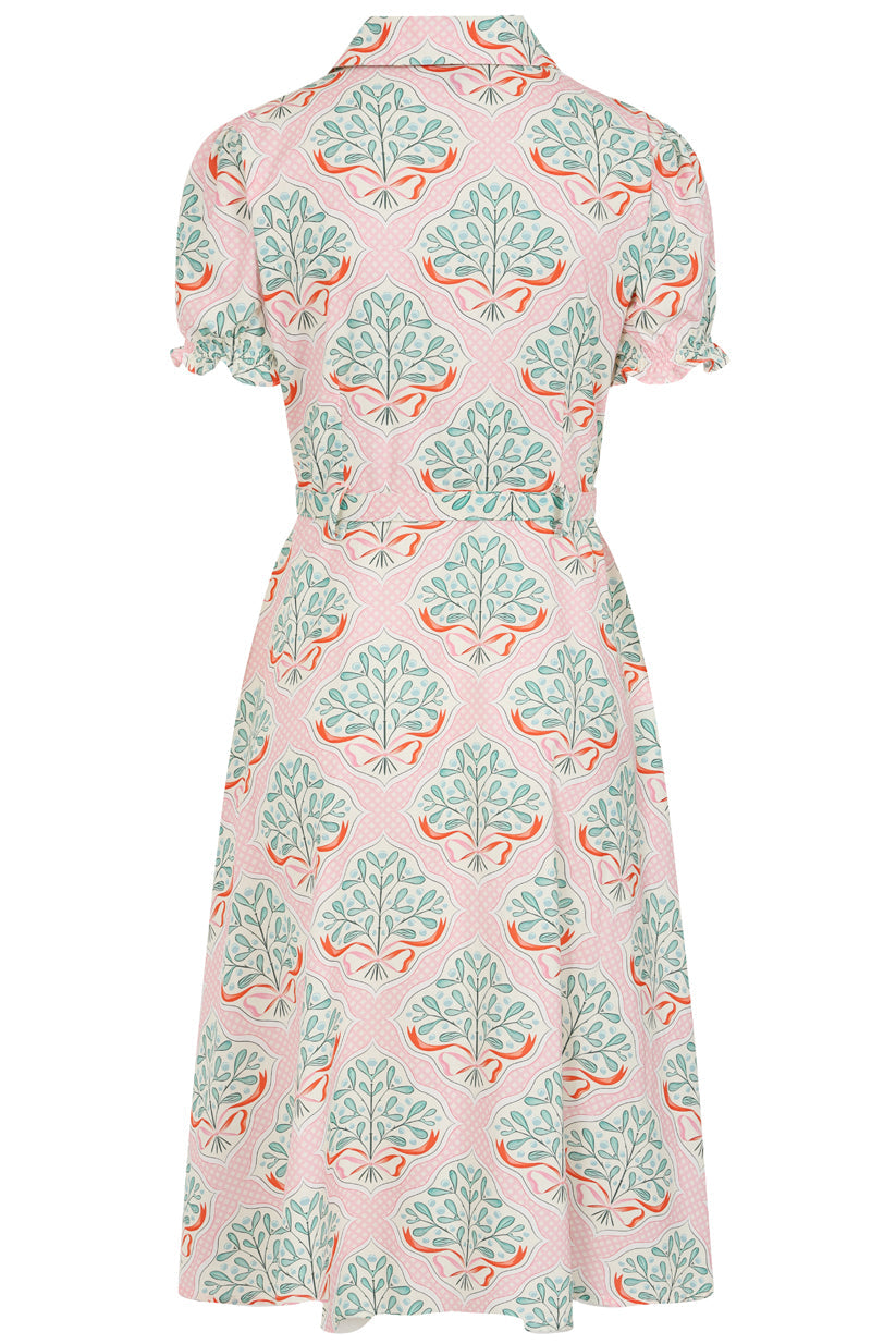 Banned Retro 50s Star Folk P|ink Dress-Pink