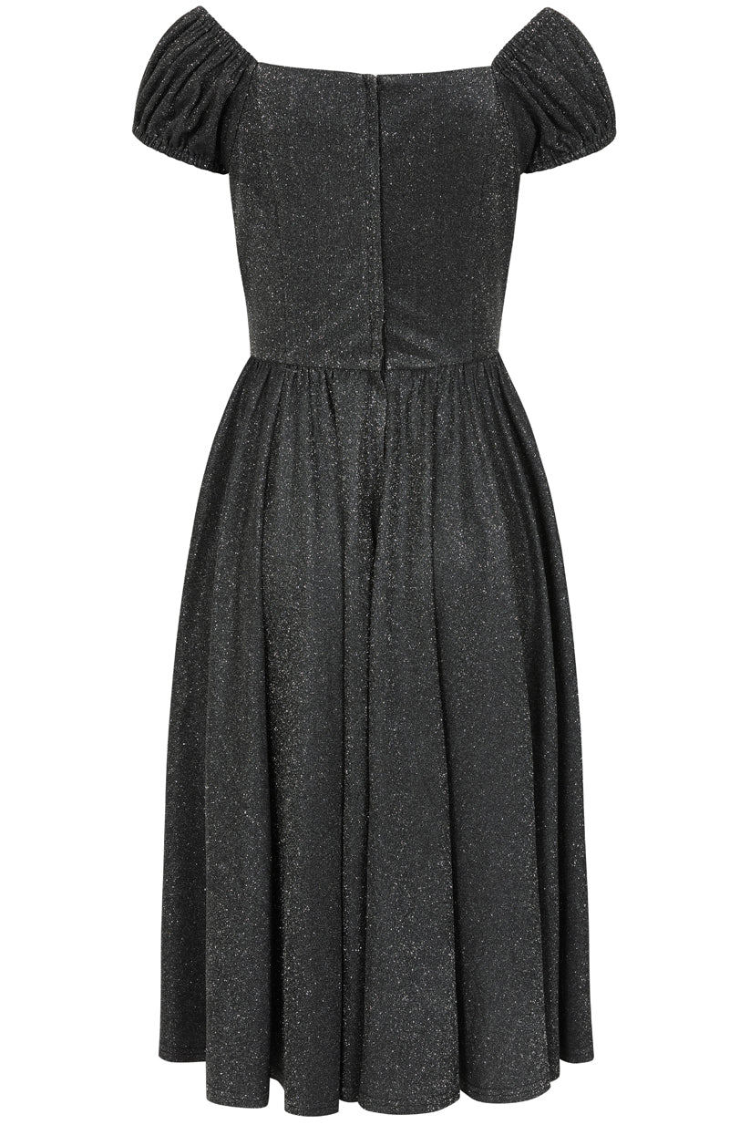 Banned Retro 50s Marilyn Sparkle Dress-Black