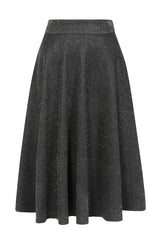 1950's Banned Retro Annie Sparkle Skirt-Black