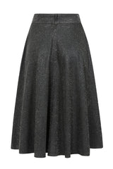 1950's Banned Retro Annie Sparkle Skirt-Black