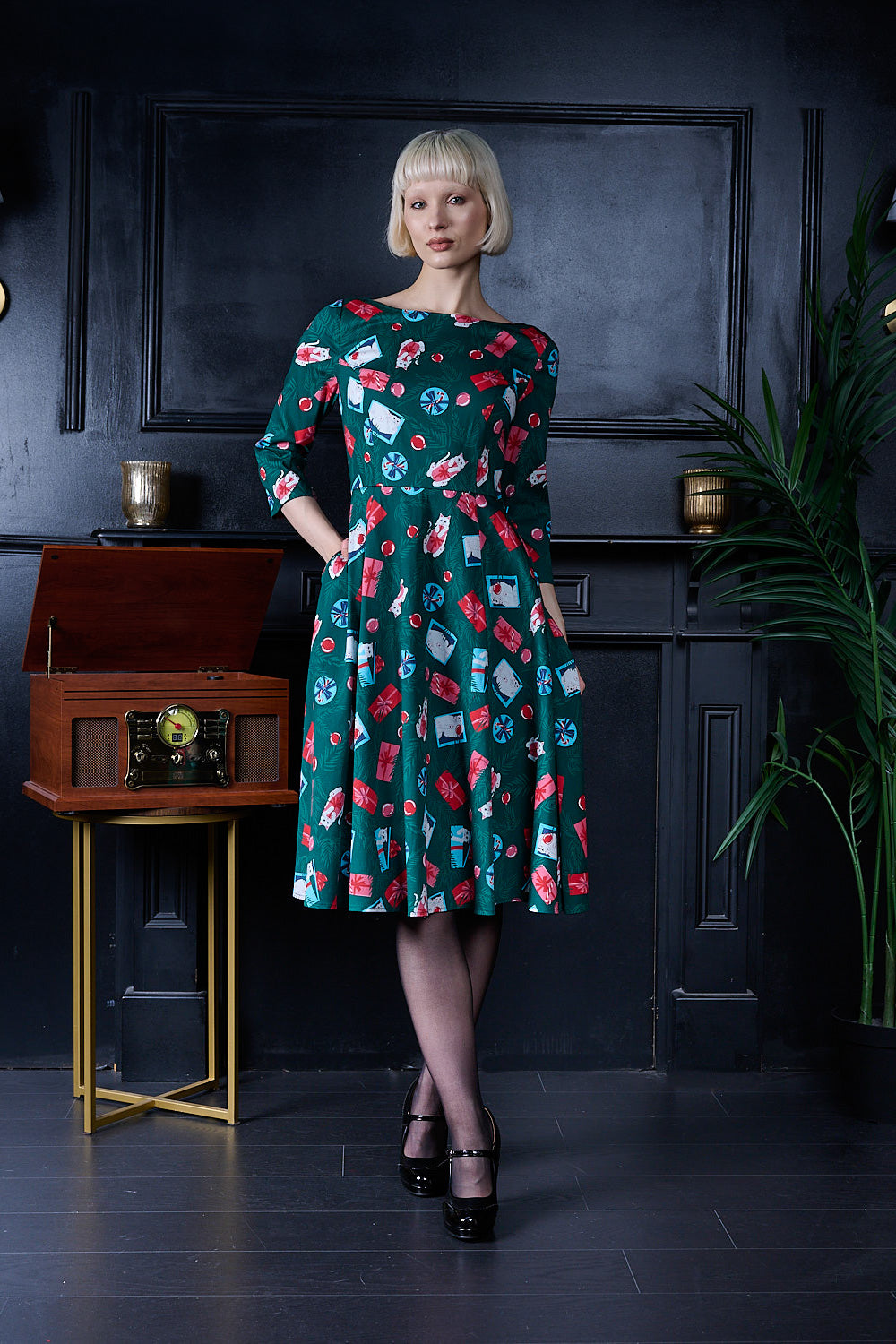 Banned Retro Barbara Kleid „Under The Tree“