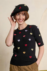 Banned Retro Ruby Love Hearts Pullover