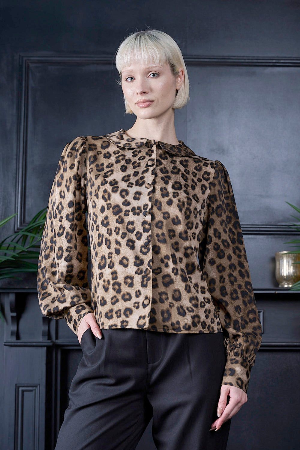 Chemisier animalier Francesca de Banned Retro