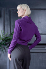 Banned Retro Violet Cardigan