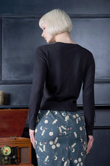 Banned Retro Heritage Mond-Strickjacke
