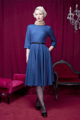Banned Retro Lorna Kleid mit Fellkragen