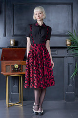 Banned Retro Cecilia Cattirude Suspender Skirt