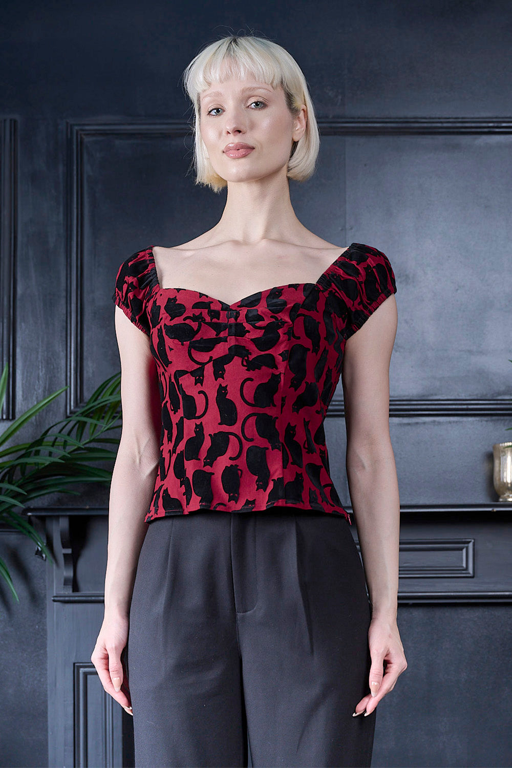 Banned Retro Babe Cattitude Top