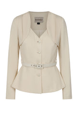 Banned Retro 40s Scarlett Jacket-Cream