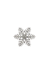 Banned Retro Crystal Snowflake Brooch