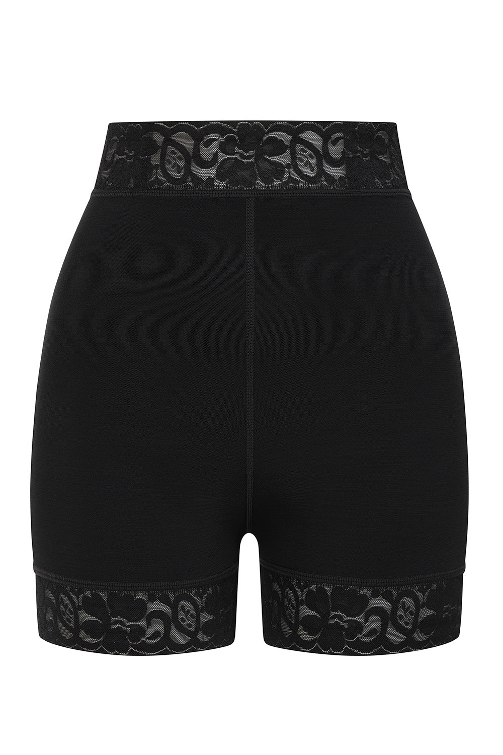 Banned Retro High-Waist Spitzen-Shapewear-Shorts