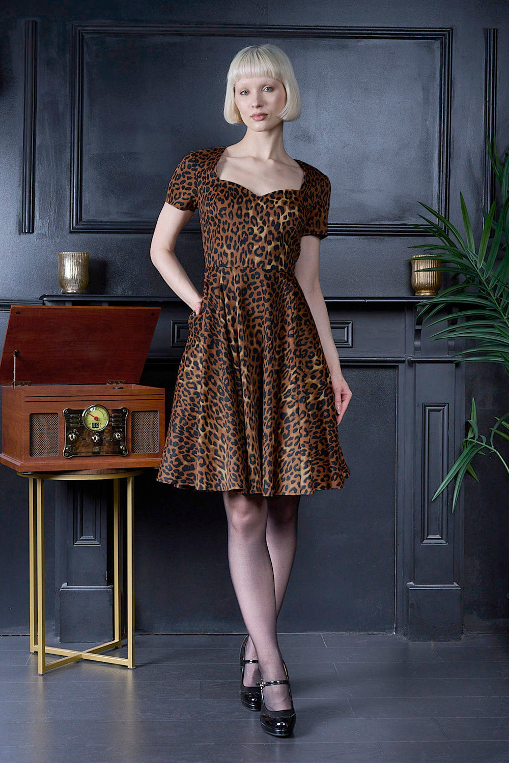 Banned Retro Della Leopard Dress