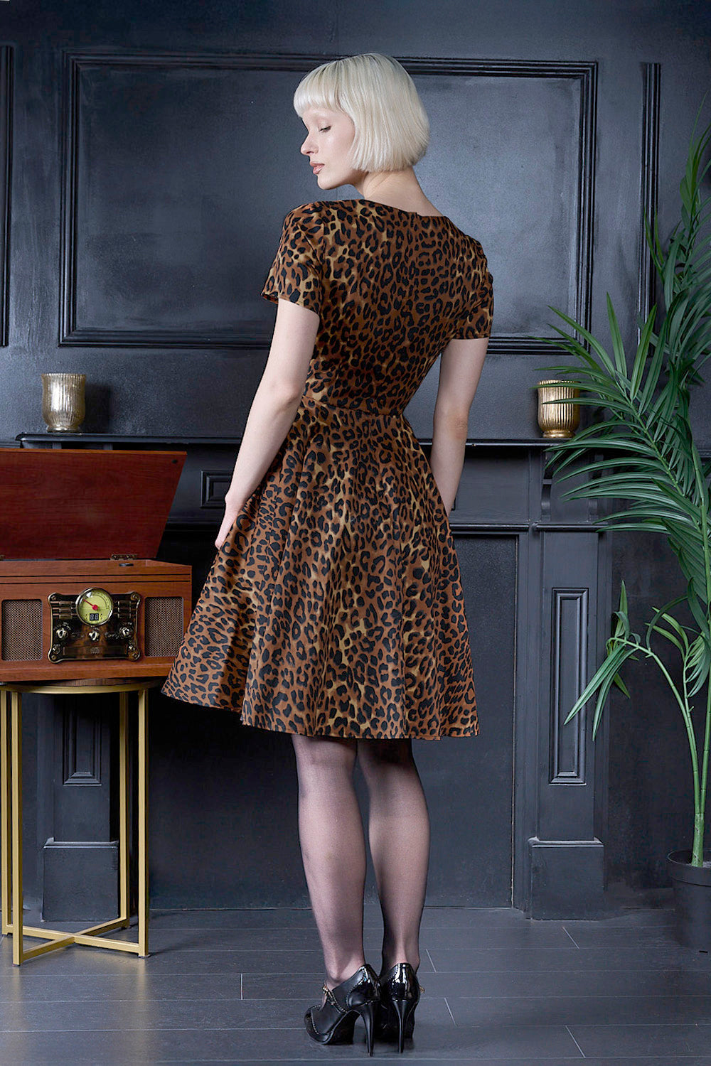 Banned Retro Della Leopard Dress