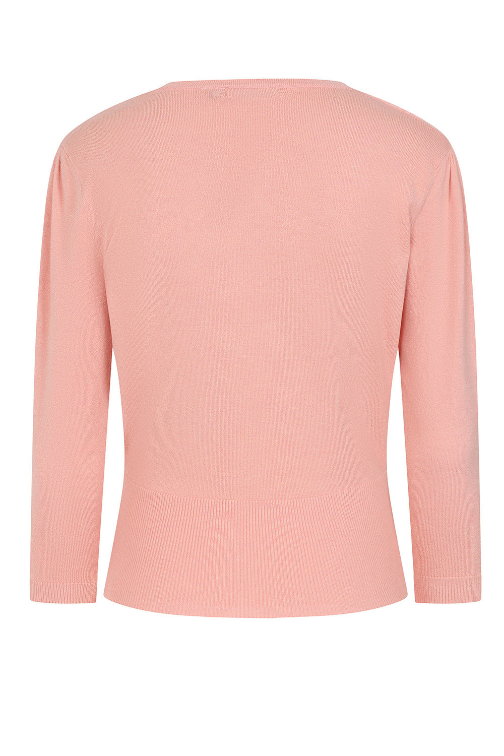 Banned Retro Cardigan mit gewelltem Kragen und Katzenmotiv