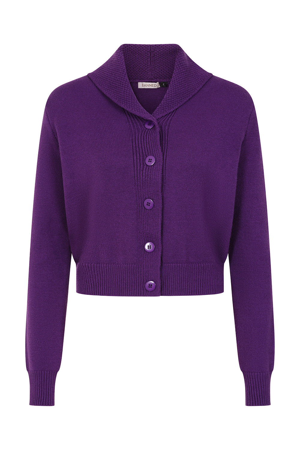Banned Retro Violet Cardigan